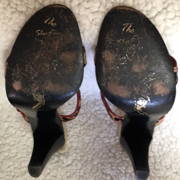Beverly Feldman cowhide leopard heels - Picture 4 of 7